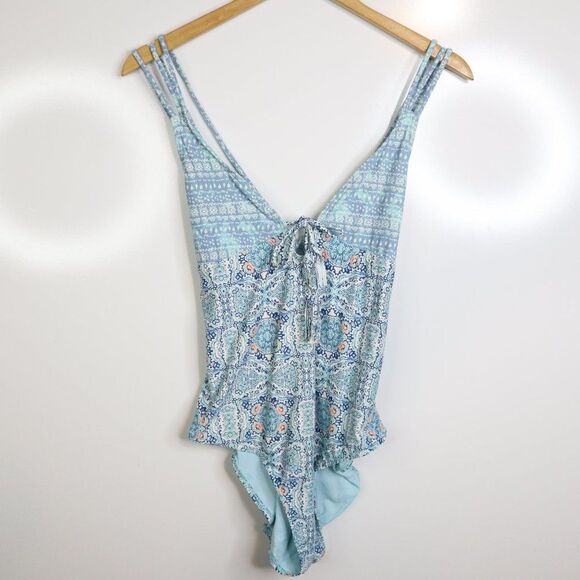 ASOS Cikada Boho Print Strappy One Piece - Picture 8 of 10